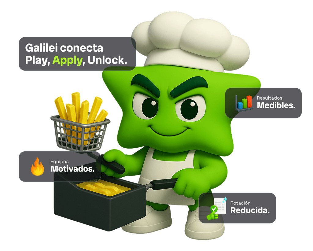 Gali como chef: Galilei conecta Play, Apply, Unlock